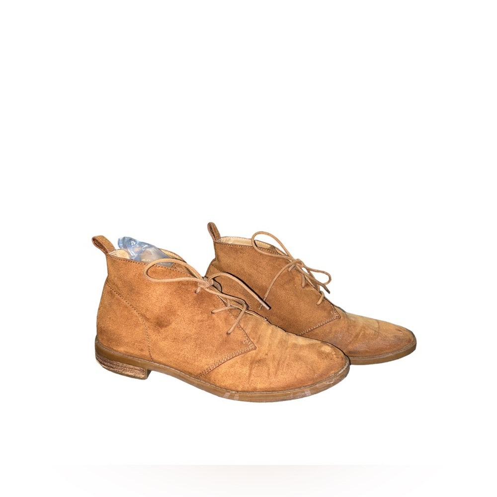 Franco Sarto Chukka suede Izzie camel 8 bootie